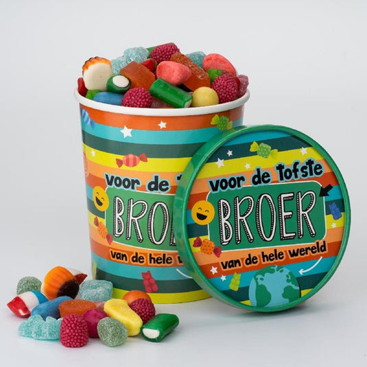 Paperdreams snoepbeker ø12x14cm - broer