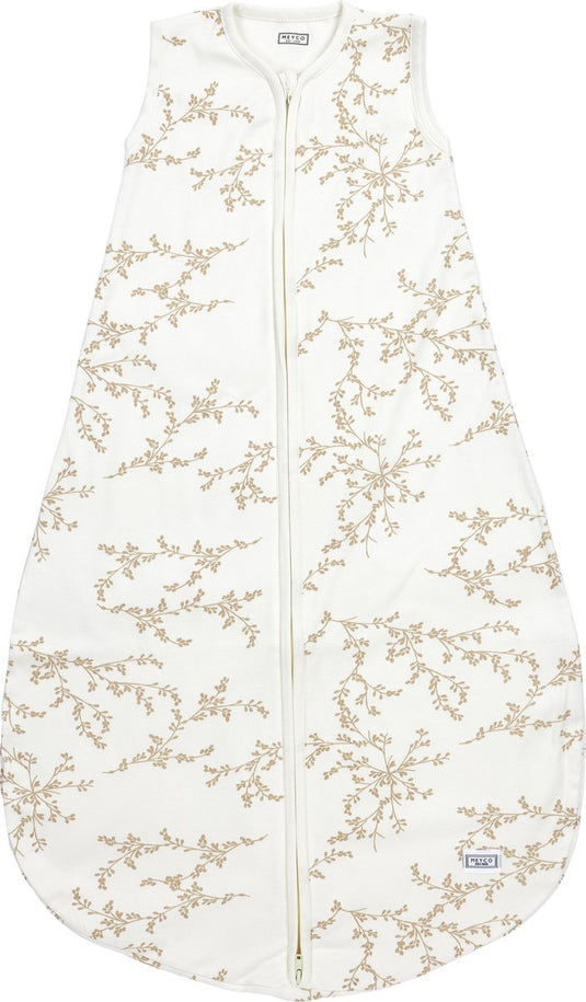 Meyco baby branches baby zomerslaapzak rond - sand - 98cm - 0.5 tog