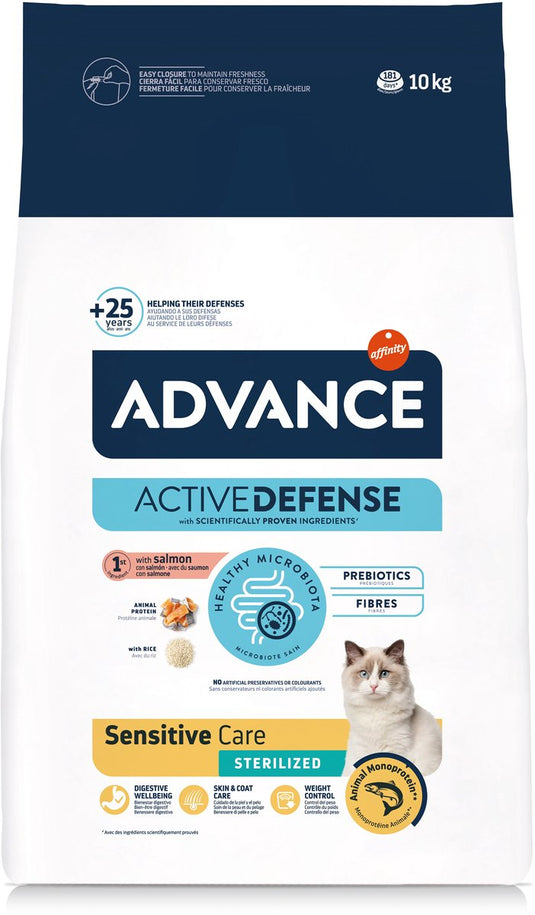 Advance - sterilized sensitive - salmon - kattenvoer - 10 kg