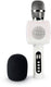 Bigben party karaokemicrofoon voor kinderen - met led + bluetooth - wit