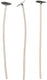 Creativ company waxed kaarsenlonten 10 cm 50 stuks