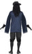 Vegaoo blauwe musketiers kostuum voor mannen - verkleedkleding - large