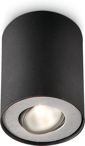 Philips led philips pillar opbouwspot - 1-lichts - zwart