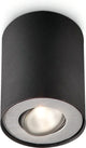 Philips led philips pillar opbouwspot - 1-lichts - zwart