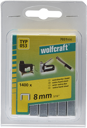 Load image into Gallery viewer, Wolfcraft breedrugnieten | type 053 | staal | 8mm | 1400 stuks - 7031000
