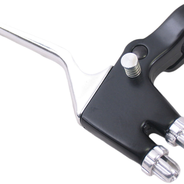 brake lever V-brake right 3-finger black/silver