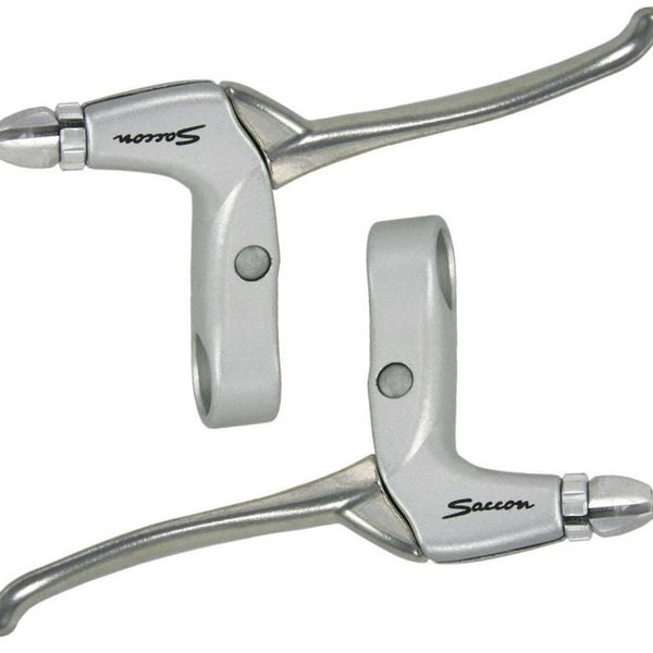 Saccon brake lever set r-brake 4-finger alu silver l211a6w3p04