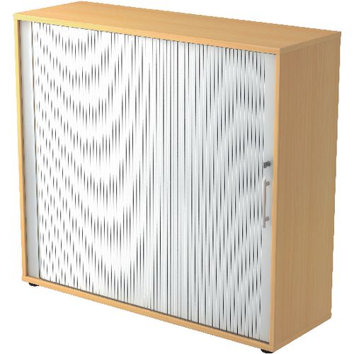 Bach kast hammerer tambour melamine 120x40x110cm beuken