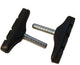 Edge cantilever remblokset met stift 60mm