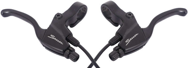 Load image into Gallery viewer, Saccon Remgreepset LEBK34 E-bike met remonderbreker zwart
