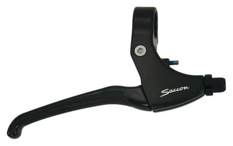 brake lever set cantilever/rollerbrake 4-finger black 2-piece