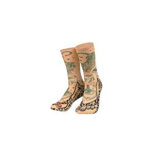 Paperdreams silly socks - tattoo - polyester