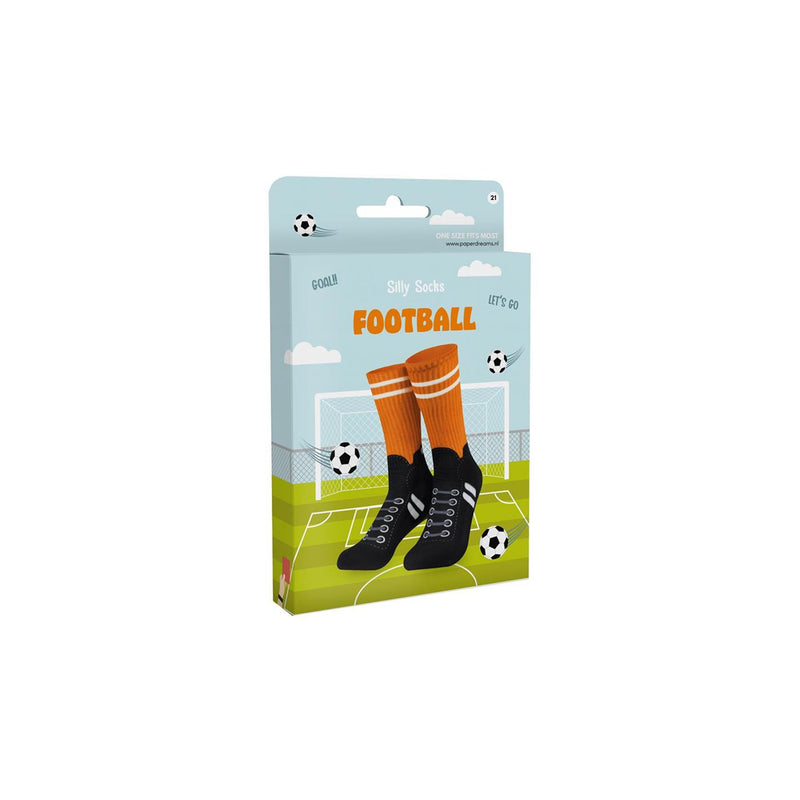 Afbeelding laden in galerijviewer, Paperdreams silly socks - football holland - polyester
