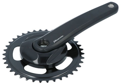 Crankset Miranda Delta 38T with disc 9.5cm - black