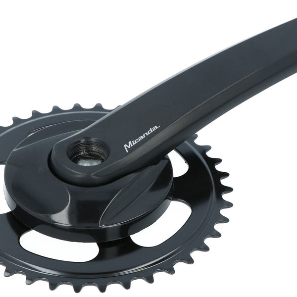 Crankset Miranda Delta 38T with disc 9.5cm - black