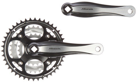 Miranda crankset beta3r plusf 42/32/22 - 8 mm deepened alu//cnc