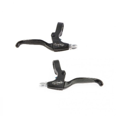 Tektro cl530-ts set brake lever 4-finger with grip rubber black