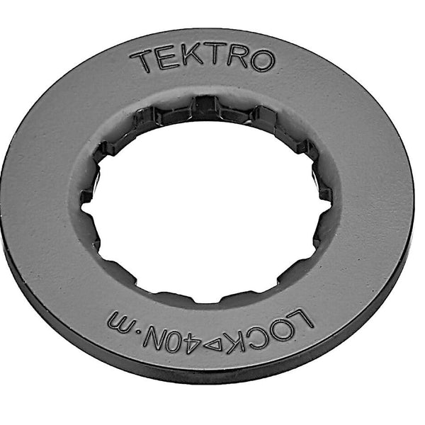 Lockring Tektro voor Centerlock remschijf - steekas ø15-20mm -staal