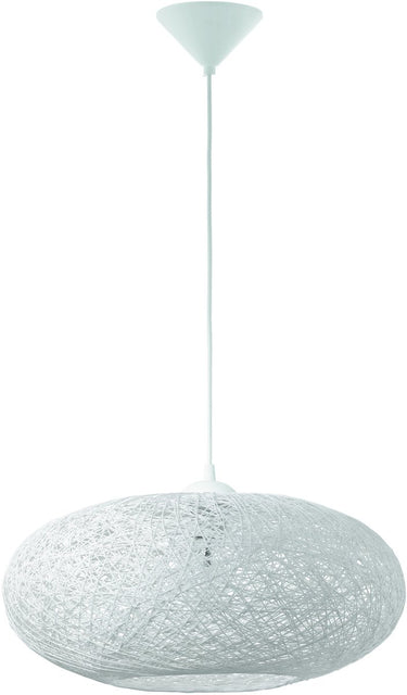 Eglo campilo hanglamp - e27 - 1 lichts - ø45 cm - wit