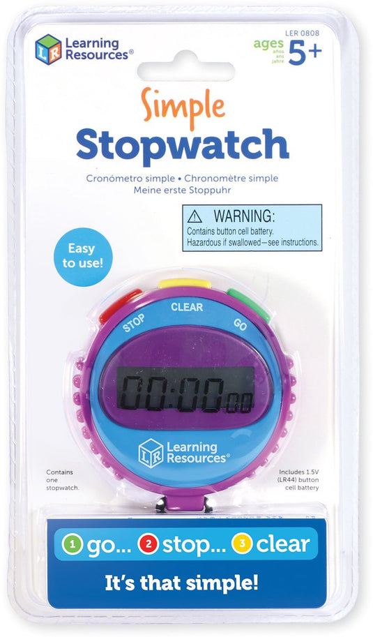 Learning resources simple stopwatch - 5+