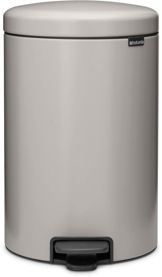 Brabantia newicon prullenbak - 20 liter - soft grey