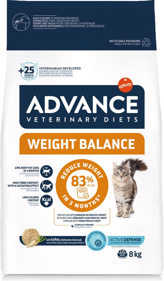 Advance veterinary diet cat weight balance 8 kg