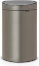 Brabantia touch bin prullenbak - 40 liter - platinum