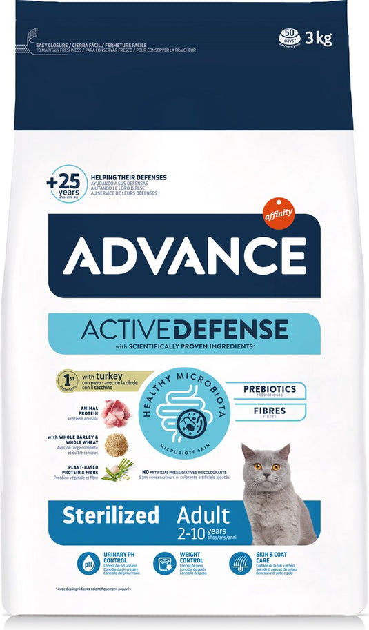 Advance - sterilized - turkey - kattenvoer - 3 kg