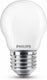 Philips led kogellamp mat - 40 w - e27- koelwit licht