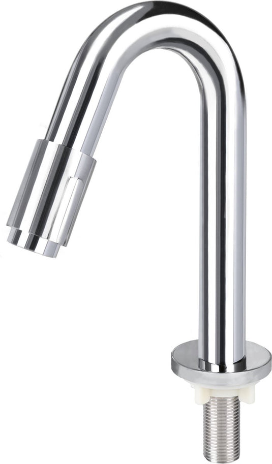 Differnz fonteinkraan gebogen 19cm chroom