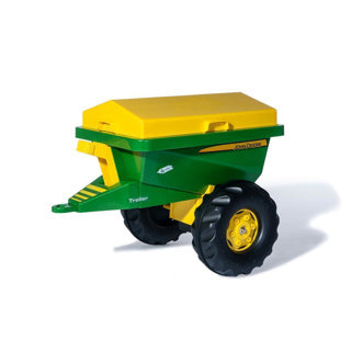Rolly toys rollystreumax aanhangwagen john deere - groen