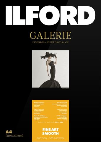 Ilford galerie fineart smooth 200g 10x15 50 vel