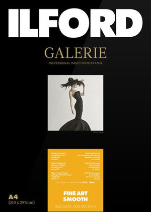Ilford galerie fineart smooth 200g a4 25 vel