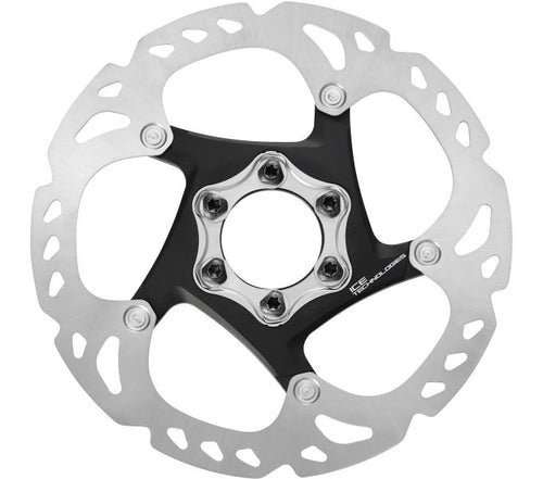 Shimano remschijf deore xt 160mm 6-gaats zilver zwart