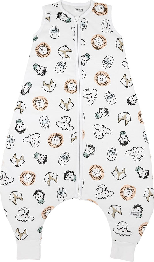 Meyco baby animal baby winter slaapoverall jumper - multicolour - 80cm - 2.0 tog