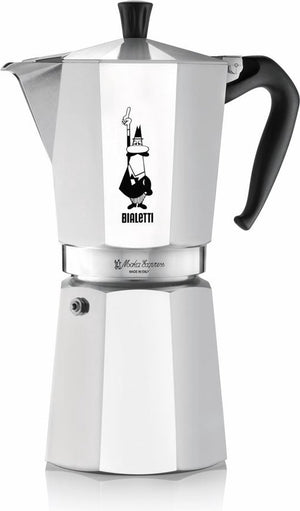 Bialetti moka express 18 kops – espressopot – aluminium – 810 ml