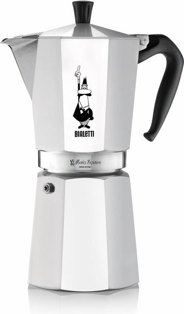 Bialetti moka express 18 kops – espressopot – aluminium – 810 ml