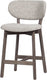 Woood udar barstoel met houten frame - hout - bruin - 94x51x58