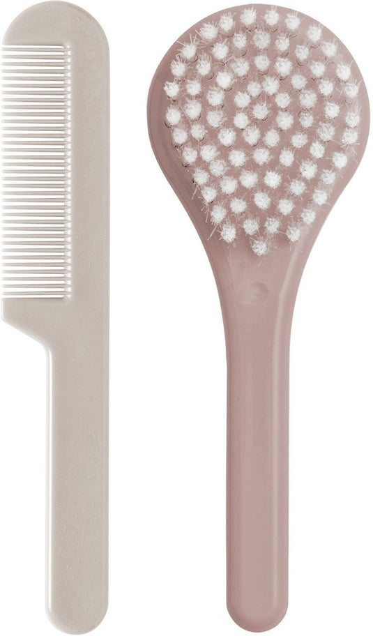 Luma kam borstel nylon blush pink