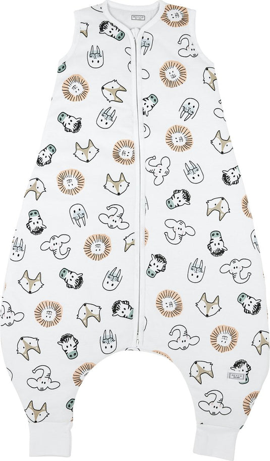 Meyco baby animal baby winter slaapoverall jumper - multicolour - 92cm - 2.0 tog