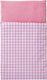 Van dijk toys - bedbekleding dekje - roze geruit