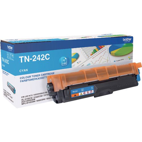 Tonercartridge brother tn242c cyaan
