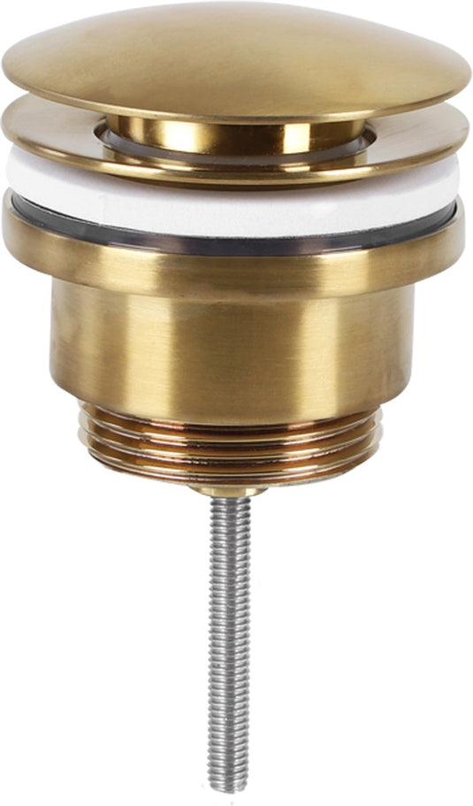 Differnz design afvoerplug mat goud