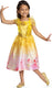 Disguise disney prinses - beauty the beast, belle verhalenboek jurk classic, maat m (7-8 jaar), meisjes