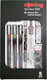 Rotring isograph-pennenset technische pen en vulpotlood masterset | 3 fineliners (0,1 mm, 0,3 mm, 0,5 mm), vulpotlood (0,5 mm) en kompas, plus accessoires | 10 stuks