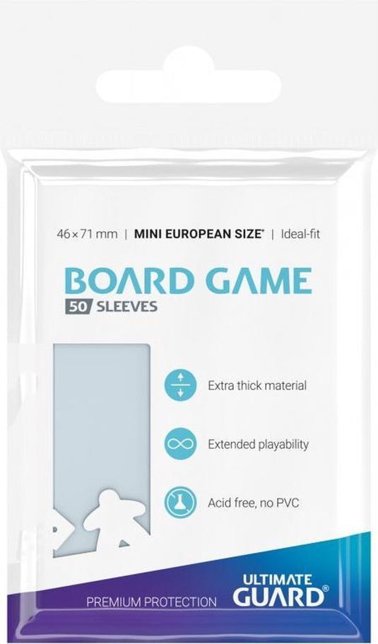 Ultimate guard board game sleeves (50) - mini european card sleeves for board game cards