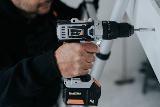 Batavia maxxpack 18v accuklopboormachine met2x 2ah accus