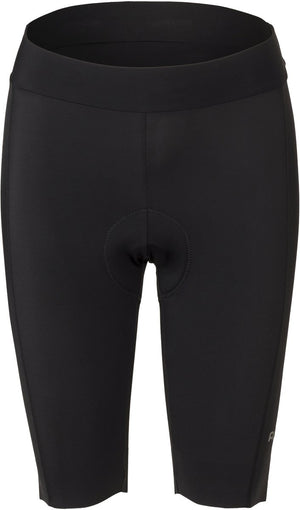 Agu comfort plus - fietsbroek - wielrenbroek met zeem - dames - zwart - m - ademend met compressie - siliconen grippers - elastische tailleband m