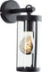 Brilliant sidney - buiten wandlamp - e27 1 x 20w - ip44 - zwart