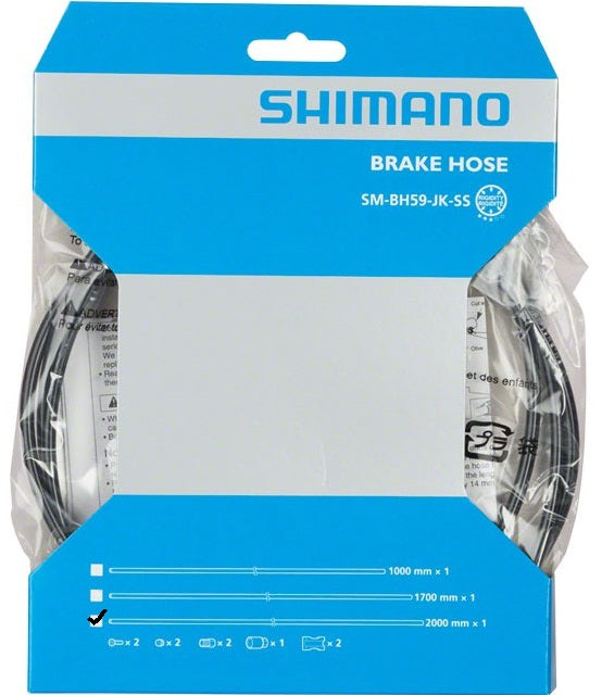 Load image into Gallery viewer, Shimano remslang sm-bh59 br.line shim.sm-bh59 2000mm bl.shortable

